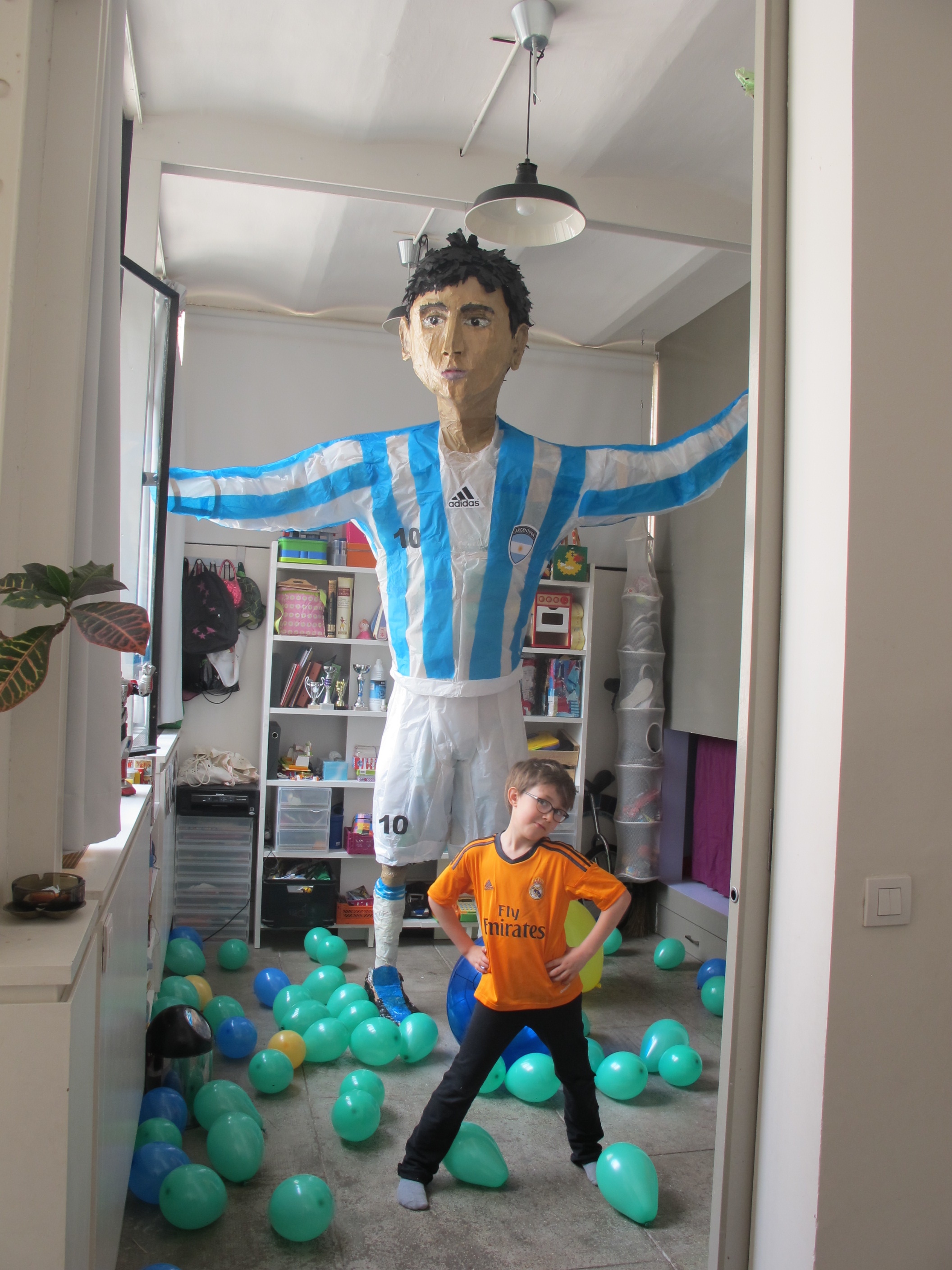 un footballeur pour un anniversaire