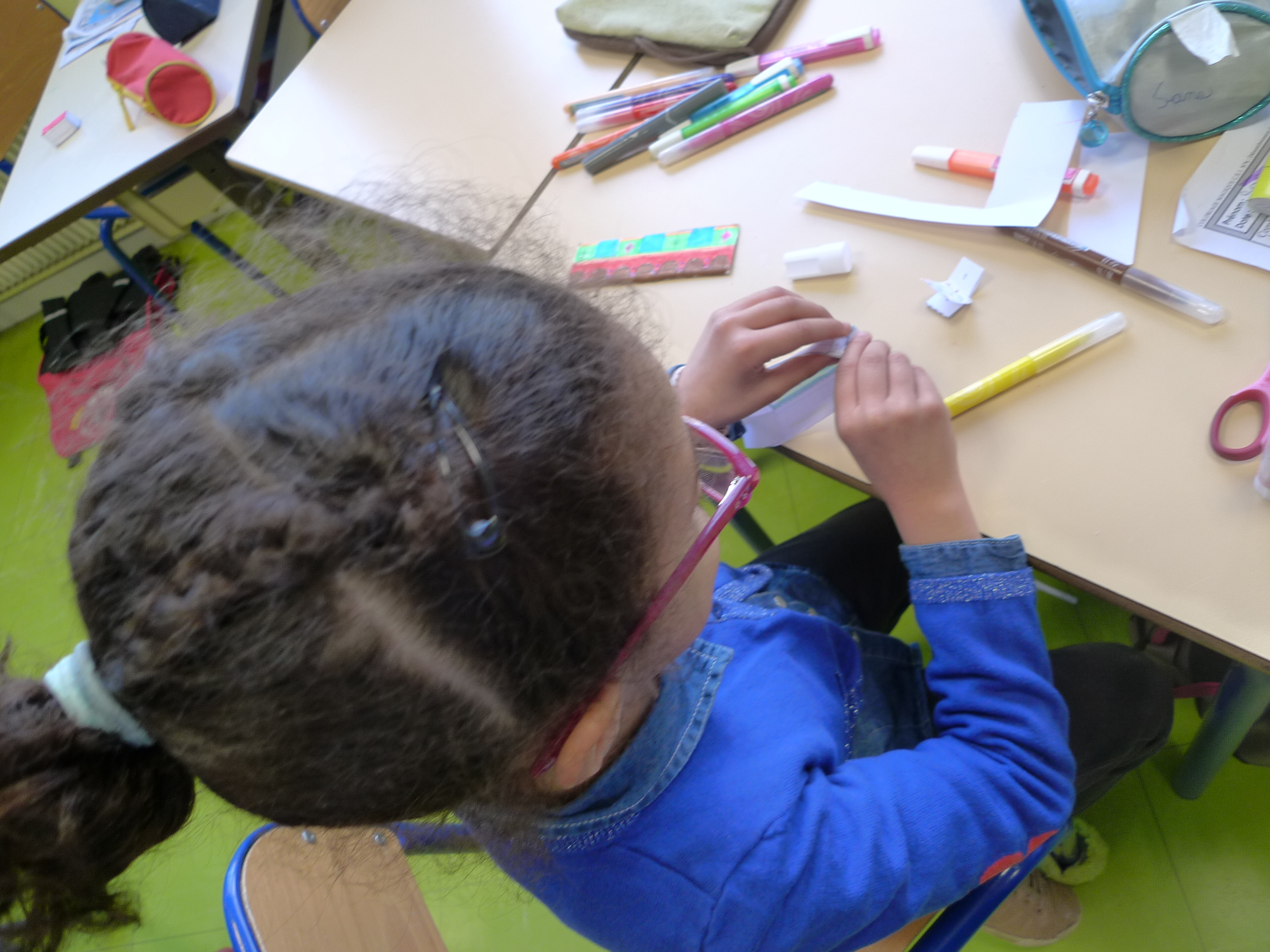 Préparation des éléments du château