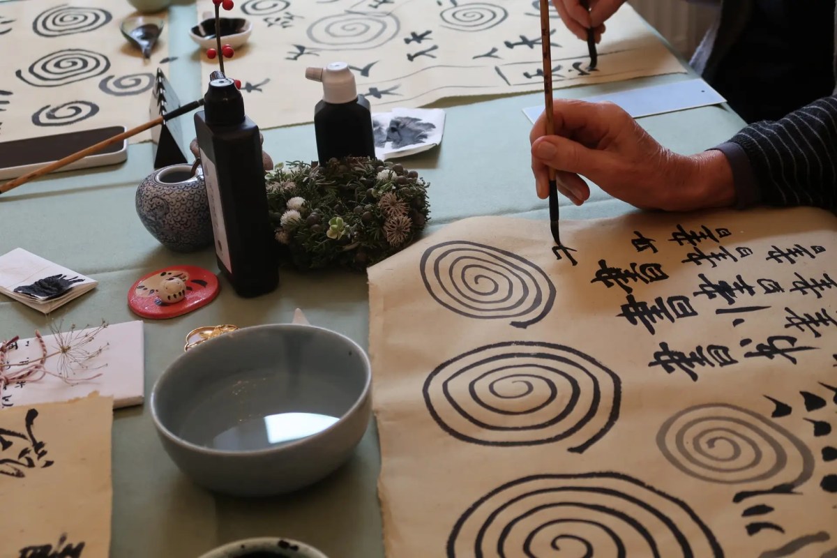 chinesische Kalligrafie Workshop Impression 08