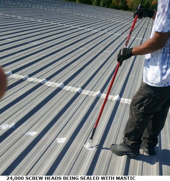 Aluminum roof
