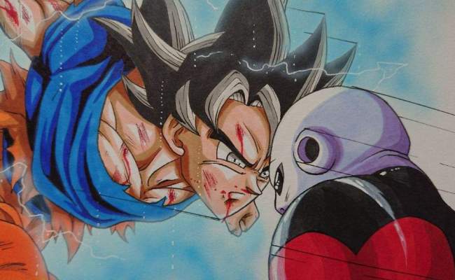 pic Goku Ultra Instinct Vs Jiren Drawing dibujar a goku ultra instinct vs jiren