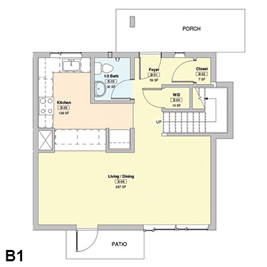 First Floor Unit B