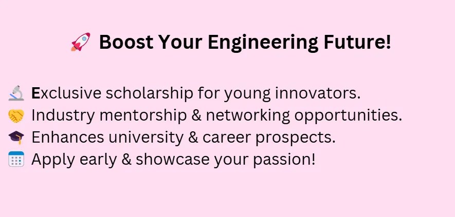 Arkwright Engineering Scholarships registration 