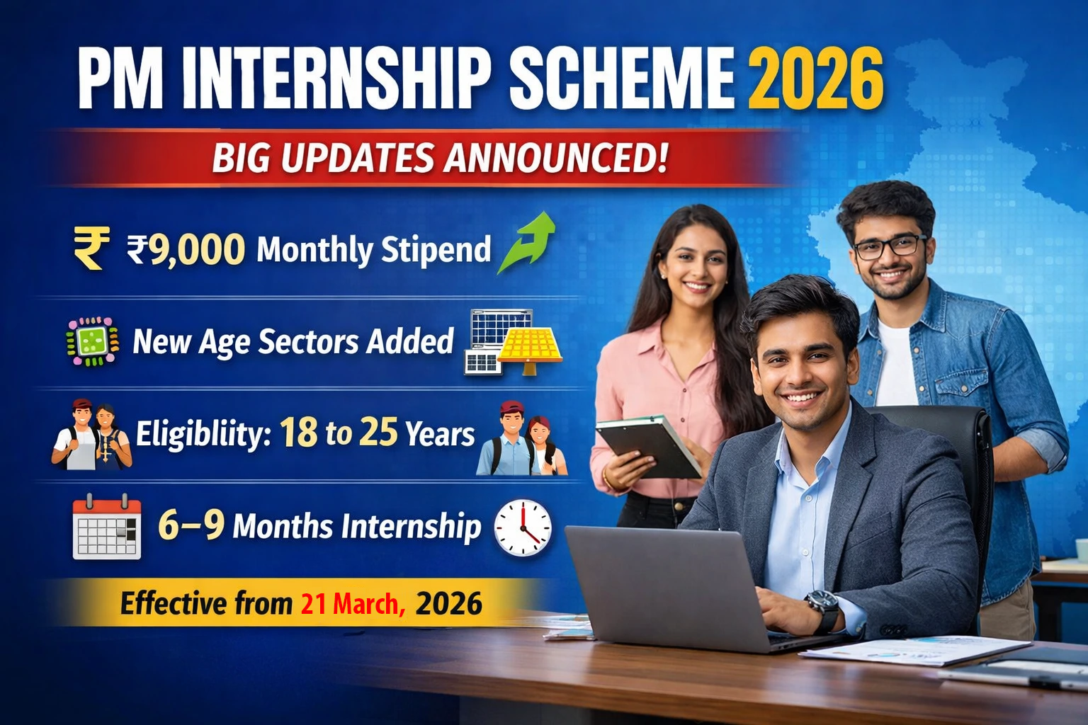 PM Internship Scheme 2026 Update 9 000 Stipend New Eligibility PM Internship Scheme 2026.webp