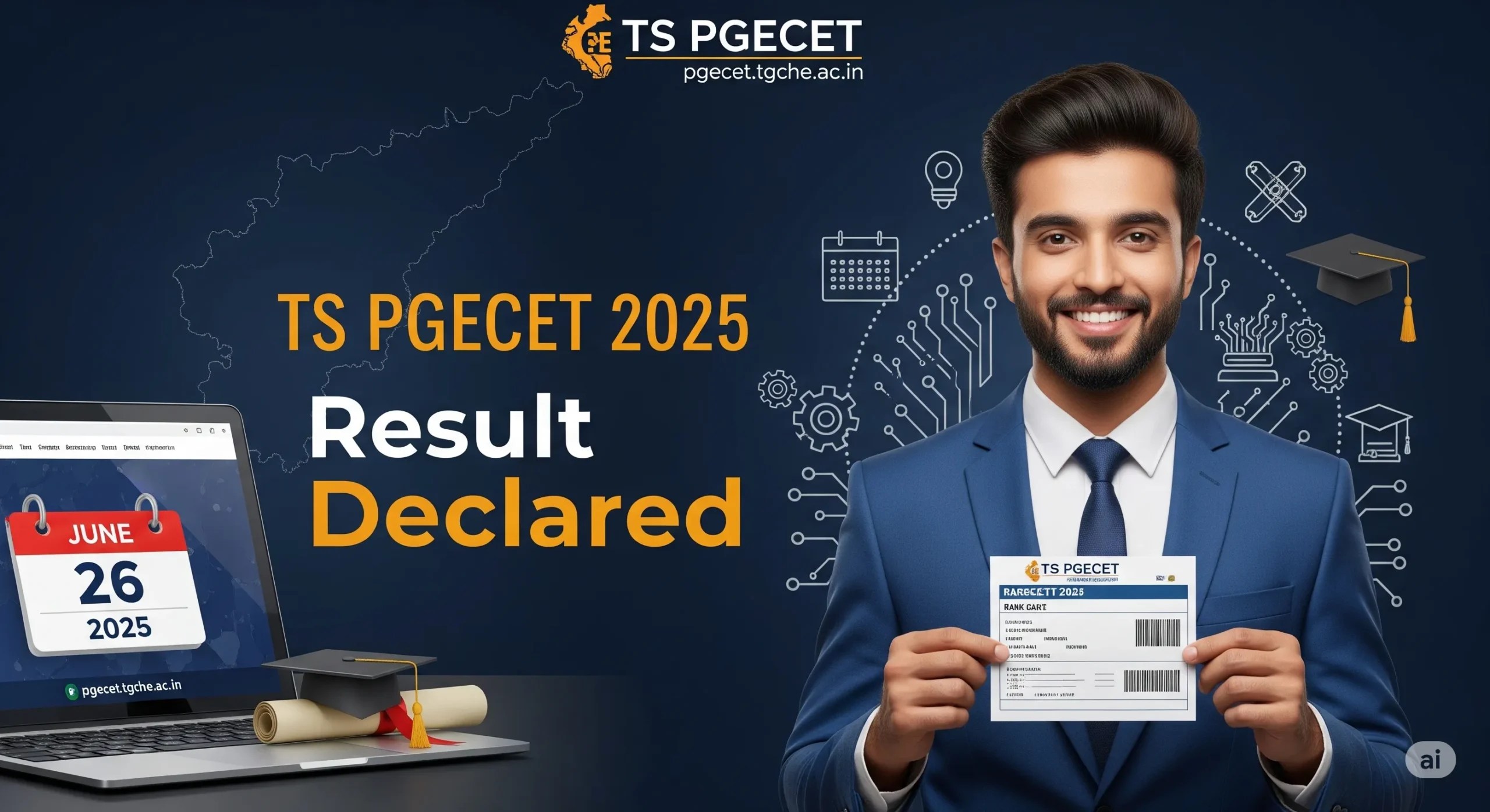 TS PGECET 2025 Result Live