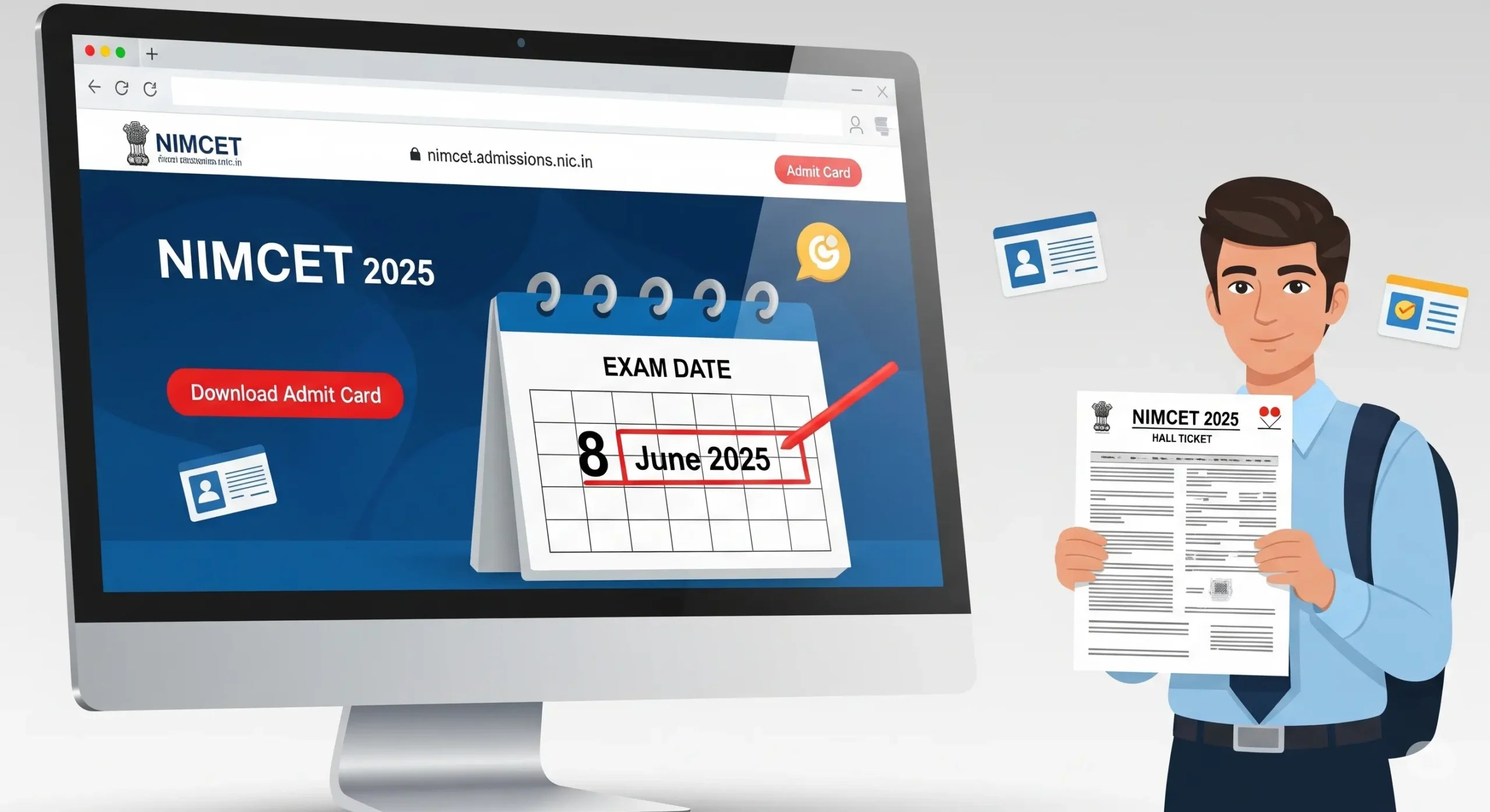 NIMCET Admit Card 2025