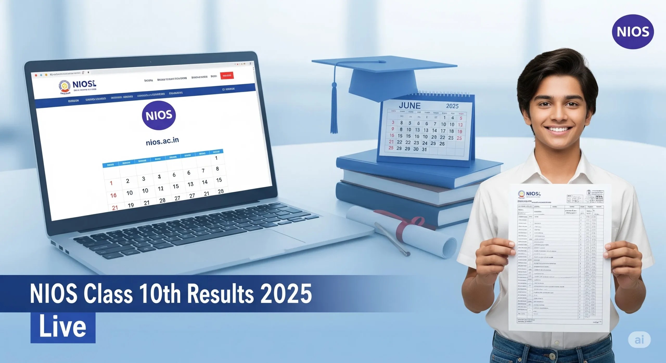 NIOS Class 10th Results 2025 Out