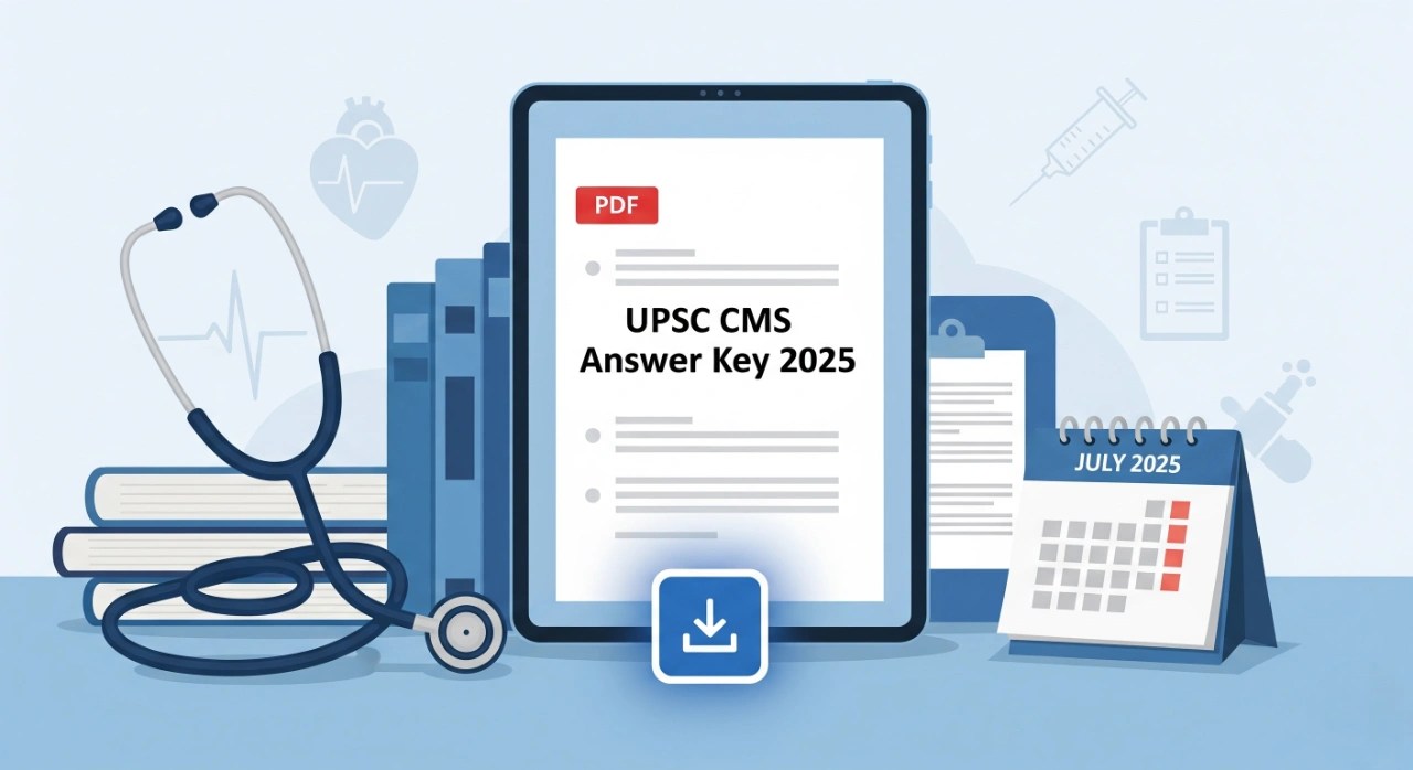 UPSC CMS Answer Key 2025 released