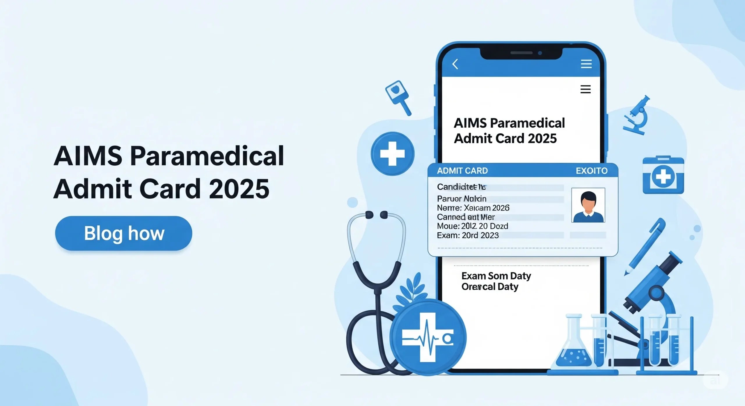 AIIMS Paramedical Admit Card 2025