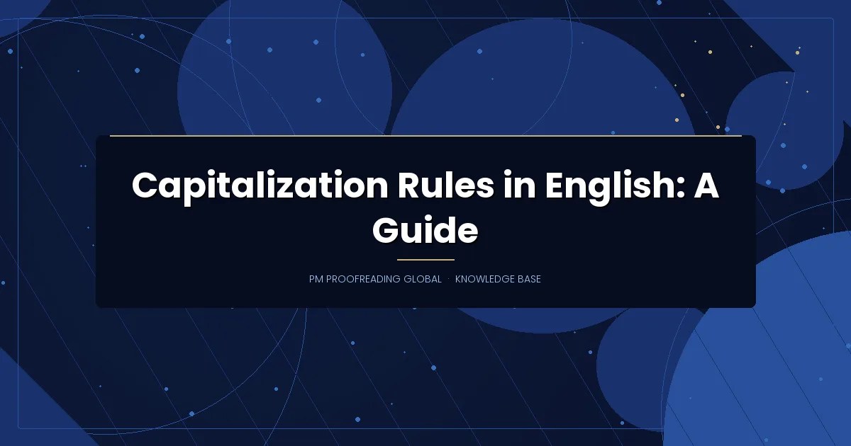 featured capitalization rules in english a guide