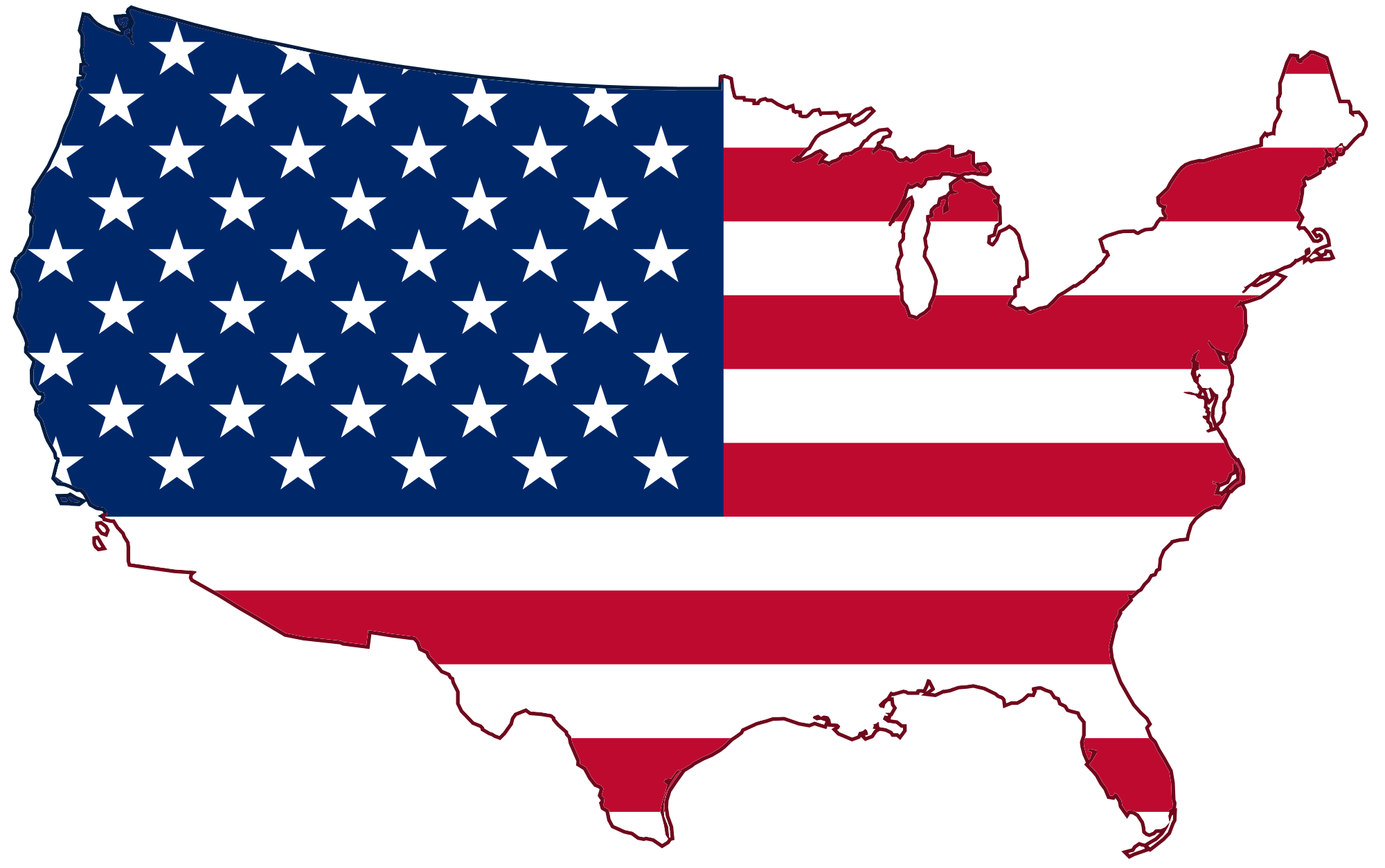 Usa Map High Resolution PNG Picture Transparent Background 2000x1255 Usa Map PNG7 