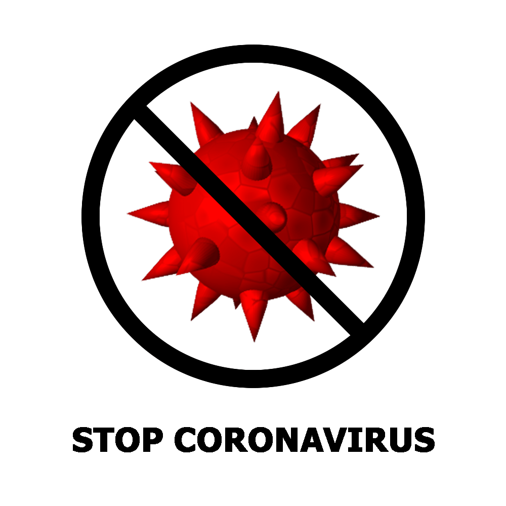 Stop Coronavirus Label Sign Png Images Free Download