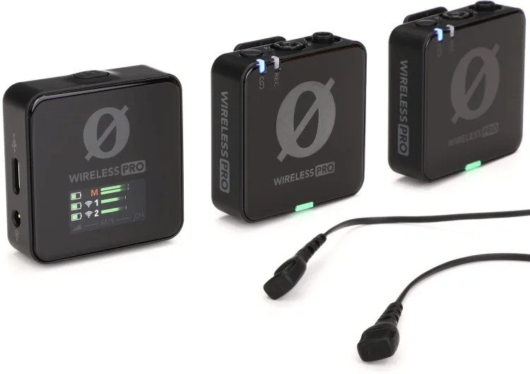 مايك لاسلكي وايرليس Rode Wireless Pro Wireless Microphone System System للجوال وصناعة المحتوى والايفون والبودكاست