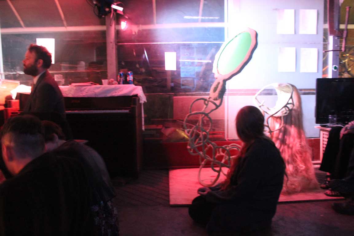 Siren Stephen and his Mirror - installation