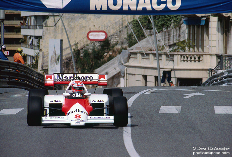 Niki Lauda Cresting Beau Rivage In The Mclaren Mp4 2
