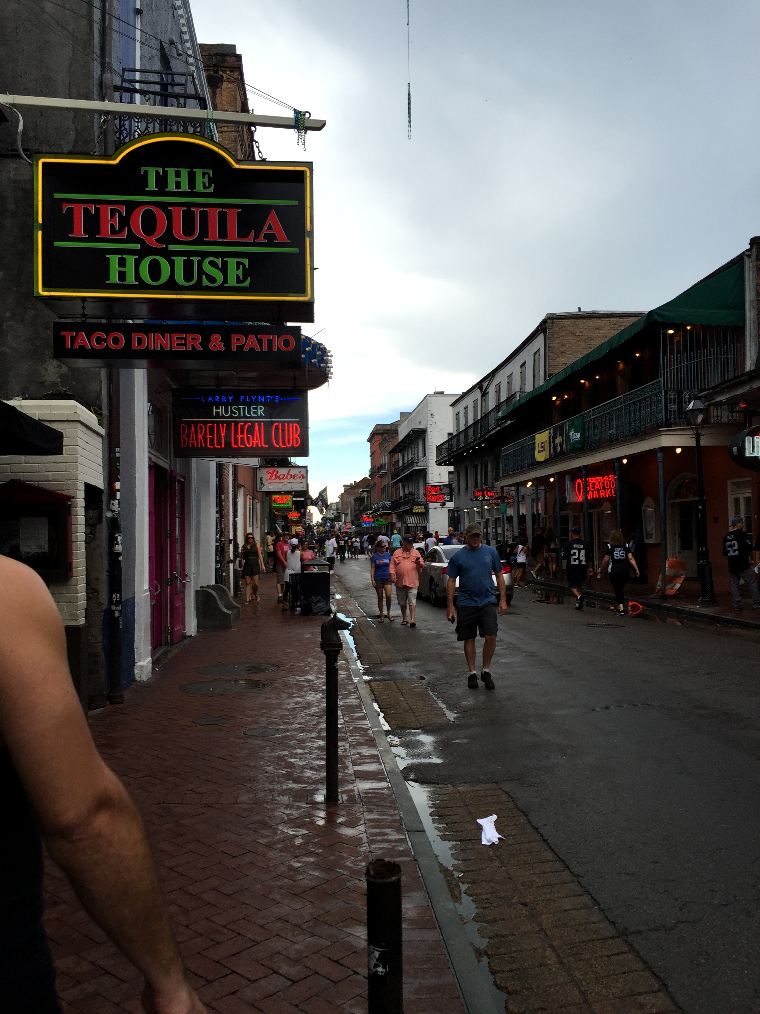 This is what Bourbon St is mostly like
