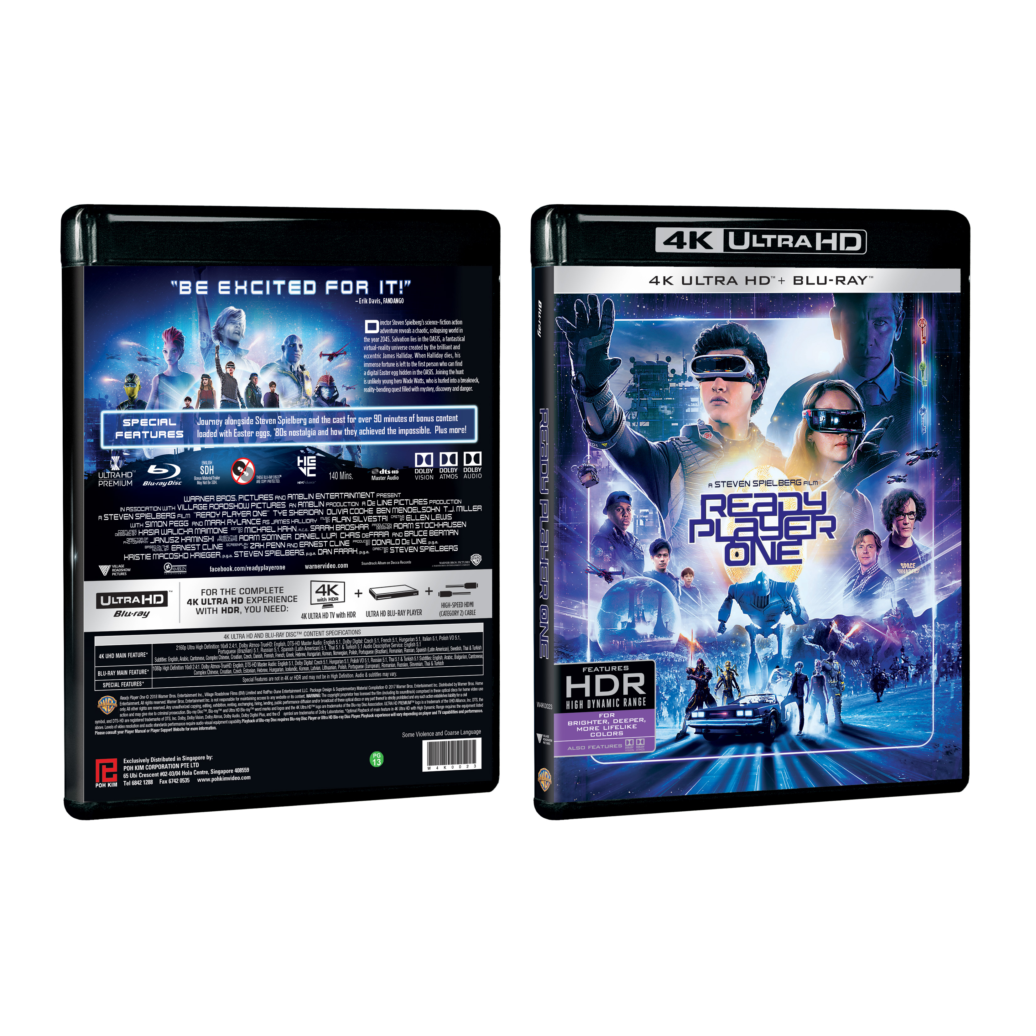 Ready Player One (4K UHD + Blu-ray) - Poh Kim Video