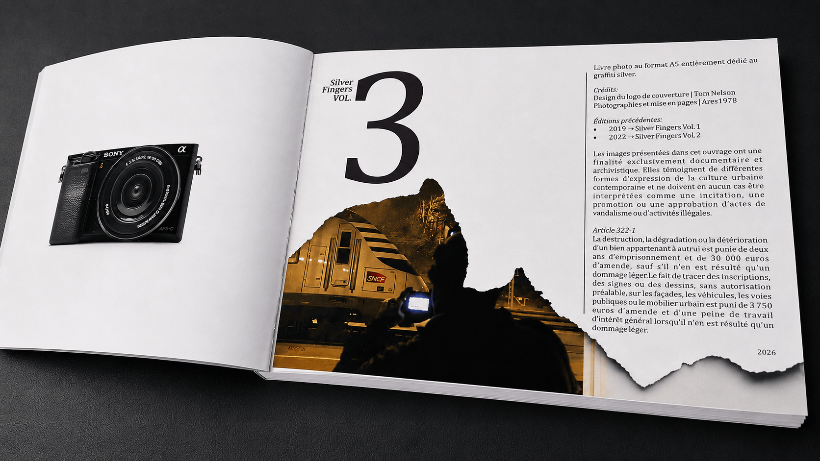 Livre Silver Fingers Vol.3 Graffiti Rennes
