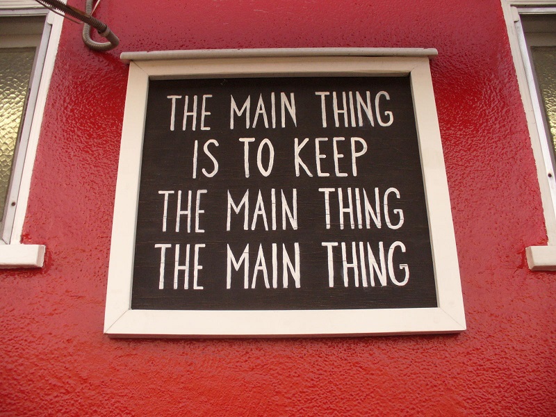 Read more about the article The Main Thing