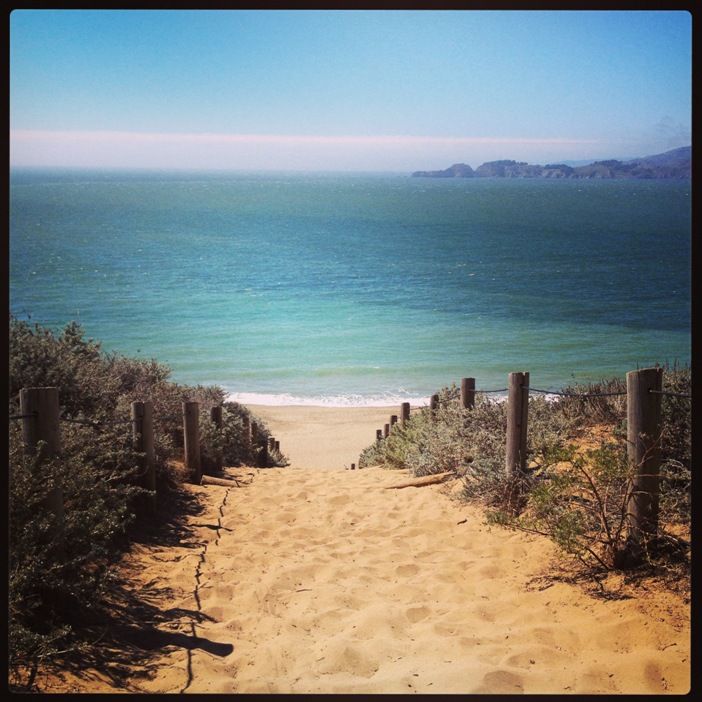 Baker Beach: Sand Stairs