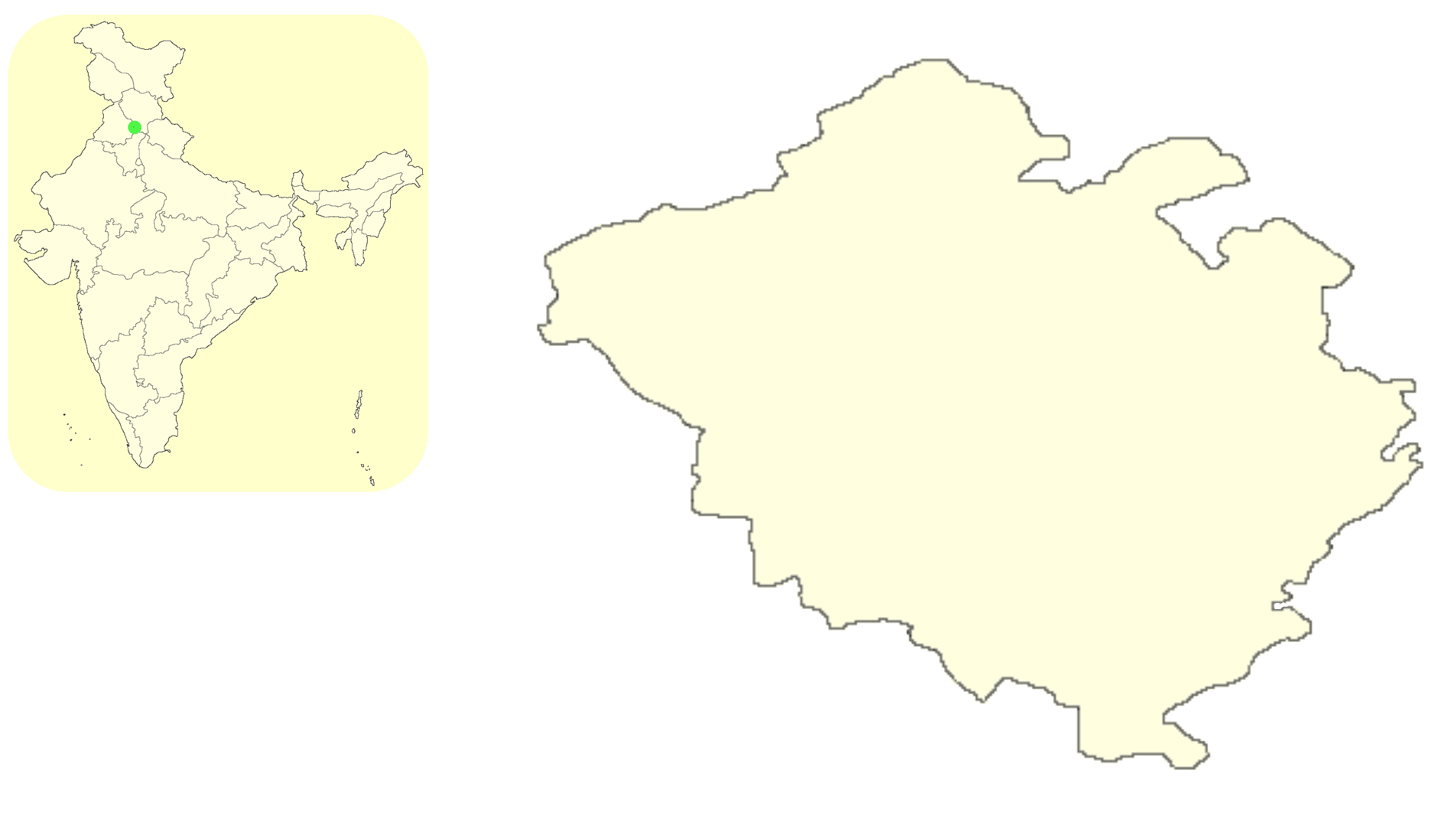 Chandigarh Map with Capital and location