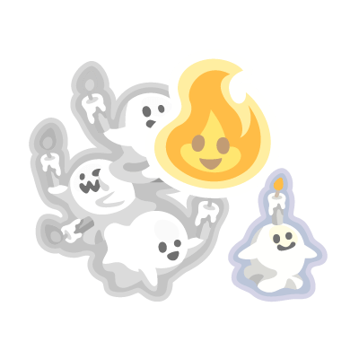 ハロウィン☆仲良しお化け