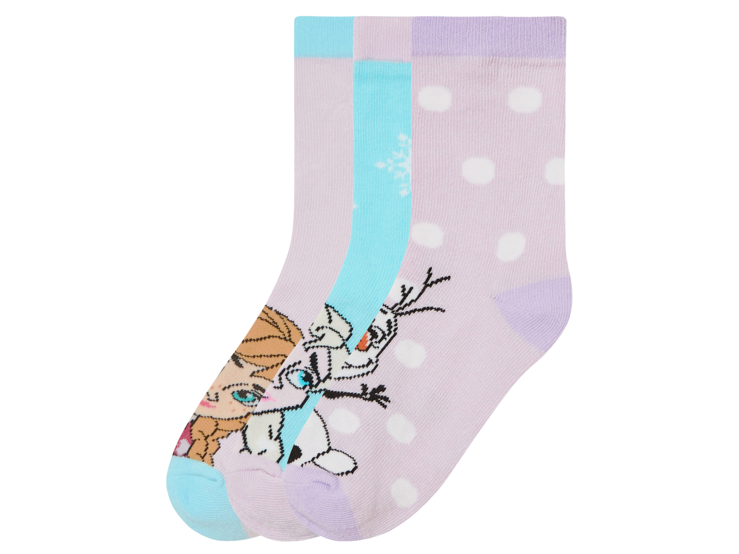 3 paar kindersokken (Frozen, 19-22)