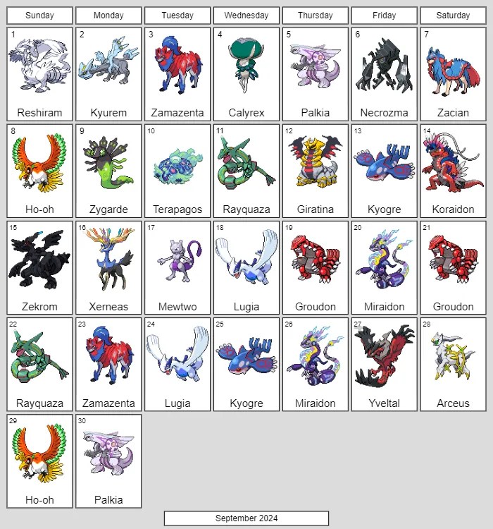 Pokerogue Legendary Up Gacha Schedule Daily Pokemon September 2024 Gacha.webp