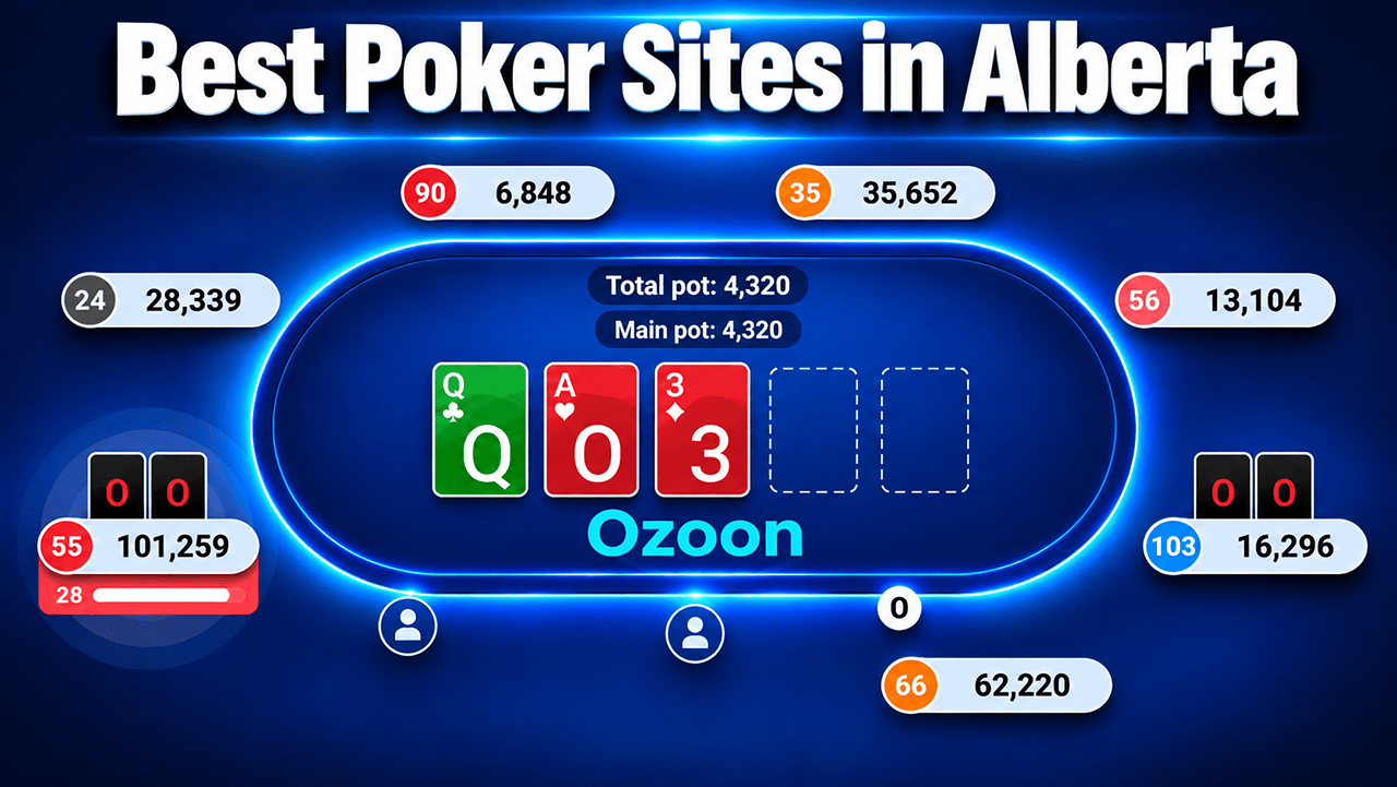 Best Online Poker Sites in Alberta – My Top 3 Picks After Years of Playing