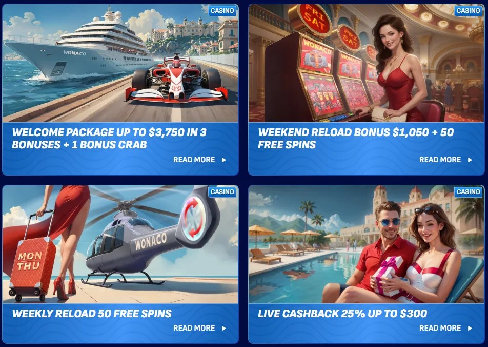 Wonaco Casino Australia Review 2025, Wonaco Withdrawals