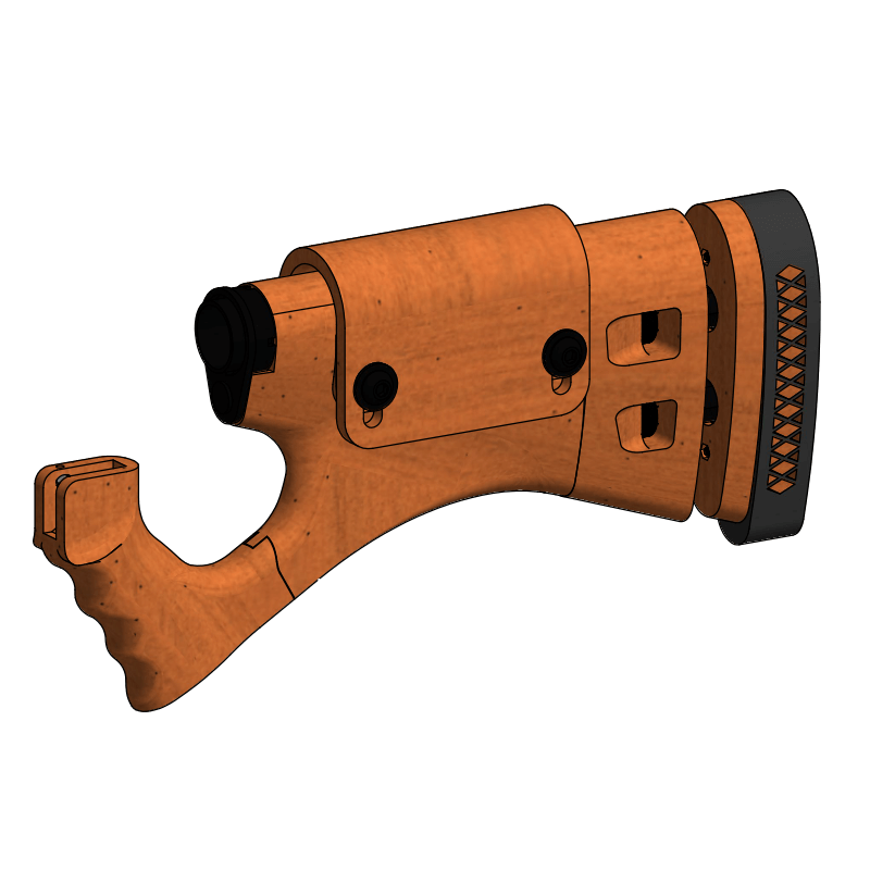 Serbu RN50 Composite Wood Thumbhole Stock Polakium Engineering