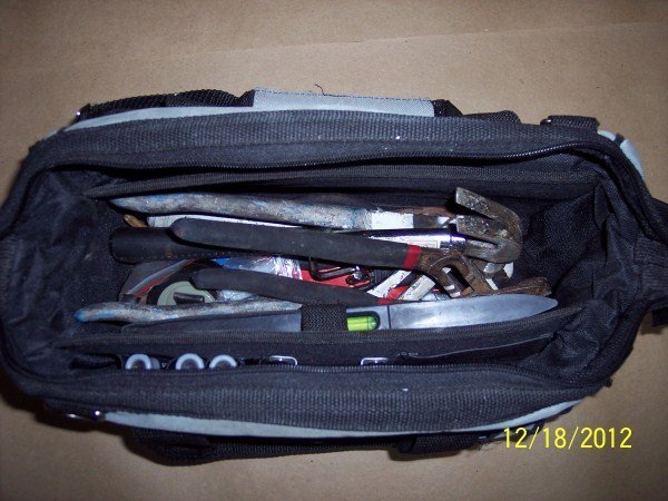 Essentials tool case with tools