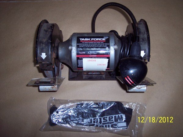 Task force Bench grinder & shop bag
