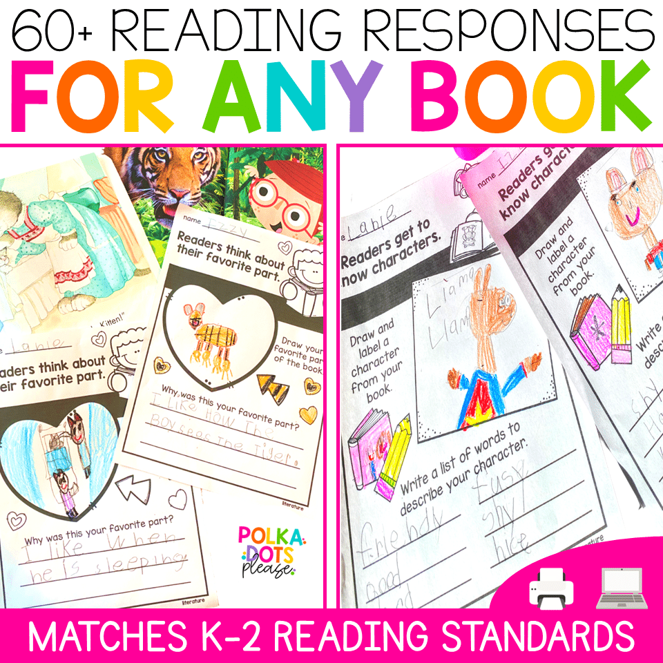 reading response journal pages