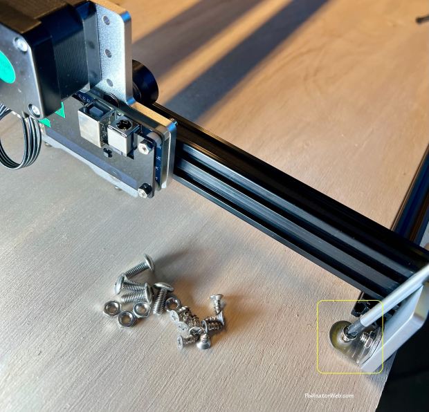 NEJE mounting to waste board 1 PollinatorWeb