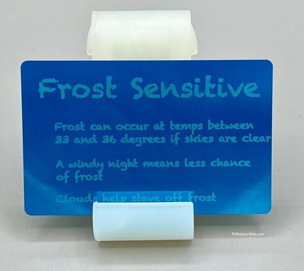Frost Sensitive Tag Photo 1 PollinatorWeb