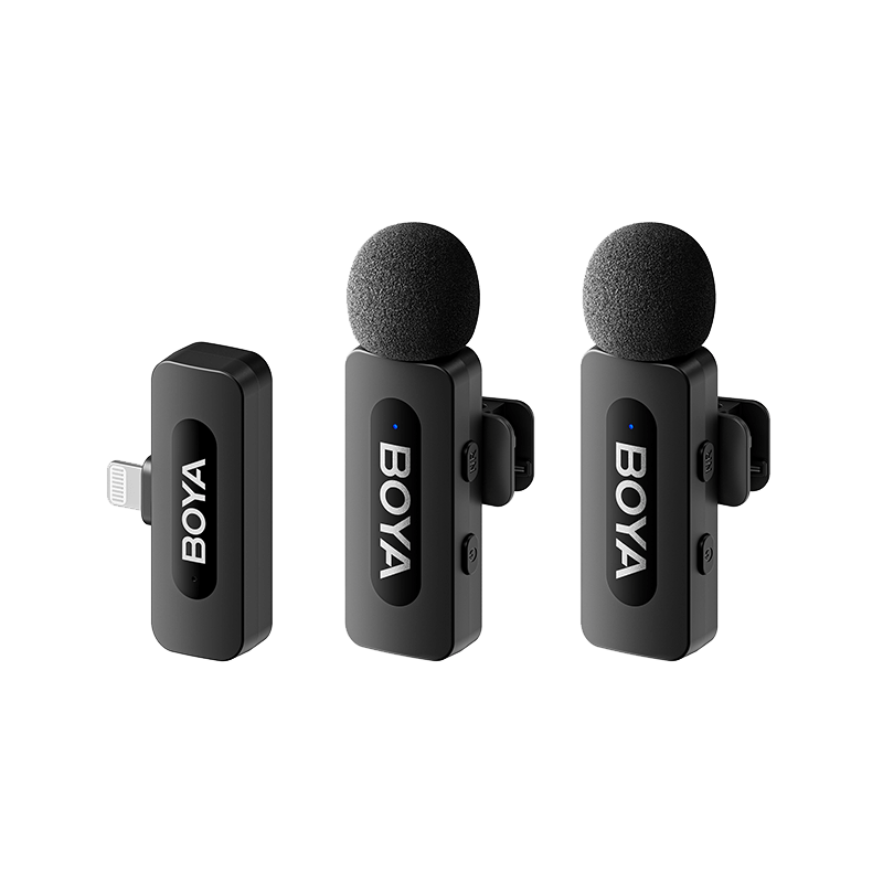 BOYA BY-V2 Ultracompact Dual iOS 2.4GHz Wireless Microphone System
