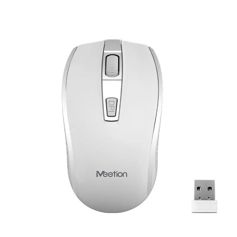 Meetion R560 2.4G Wireless Laptop Optical Mouse - Grey