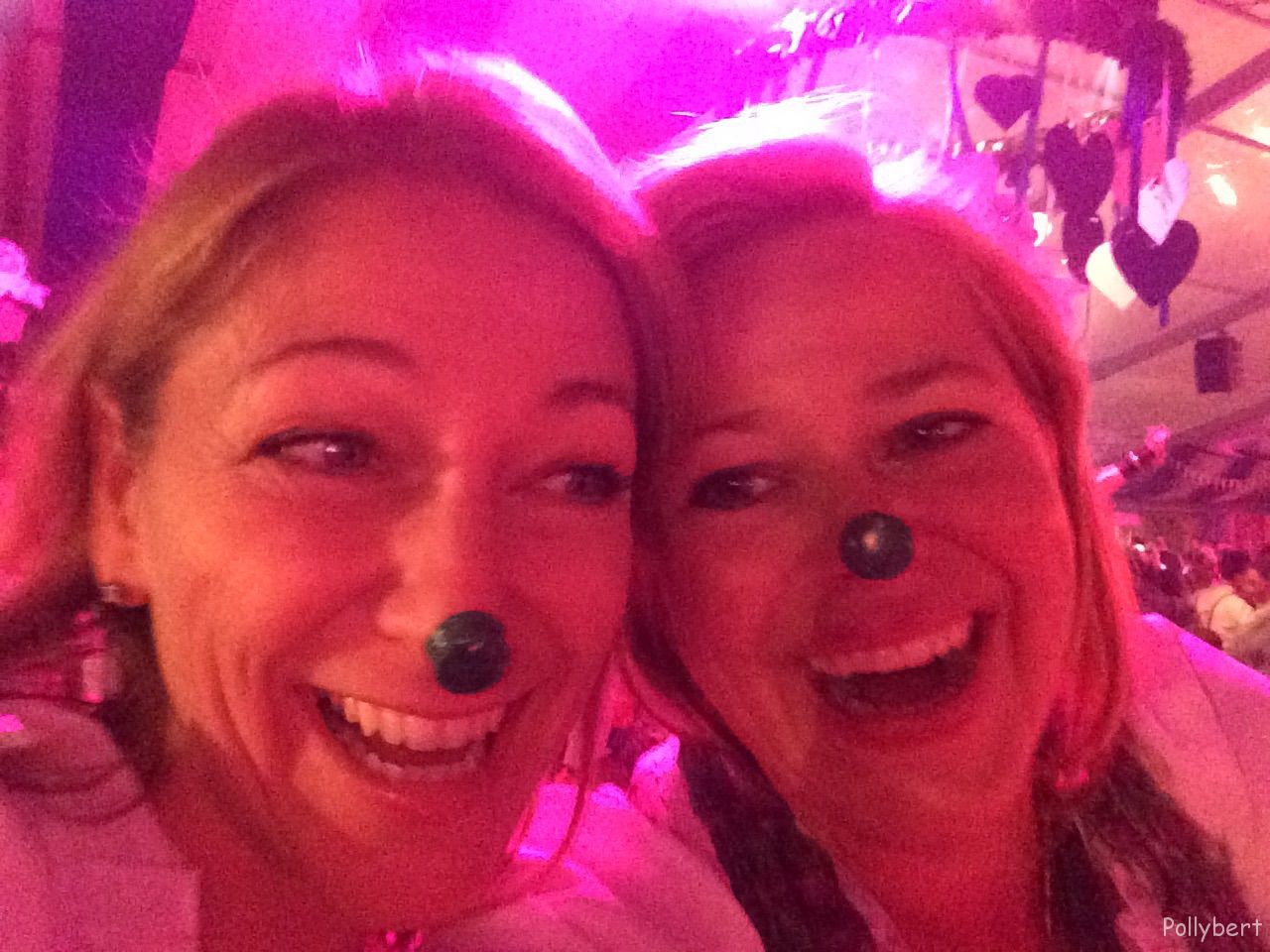 that's what happens when you drink a shot @pink Wiesn