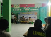 TNI-Polri Bersinergi Berikan Pembinaan kepada Anggota Linmas Desa Karangsari