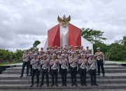SATLANTAS POLRES PANGANDARAN GELAR ZIARAH KE TAMAN MAKAM PAHLAWAN DALAM RANGKA HUT LALU LINTAS KE-70