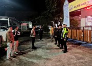 CEGAH KEJAHATAN MALAM, SATLANTAS POLRES PANGANDARAN GELAR PATROLI MALAM DI SEKITAR OBJEK WISATA