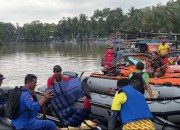 JAGA KEAMANAN PERAIRAN, SATPOLAIRUD POLRES PANGANDARAN SIAGAKAN PERSONIL DAN RUBBER BOAT DI EVENT PIALA PANGLIMA TNI