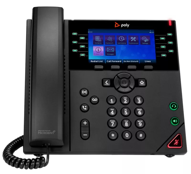 This telephone guide describes the various features available to you. VVX 450 - Twelve-Line, Color IP Desk Phone | Poly, formerly Plantronics