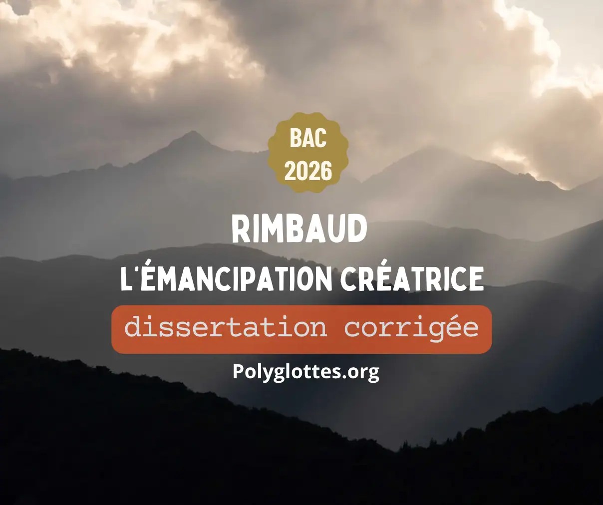Bac de français 2026 – Dissertation « En quoi les poèmes des Cahiers de Douai montrent un Rimbaud sur le chemin de l’émancipation créatrice? » – PREMIUM