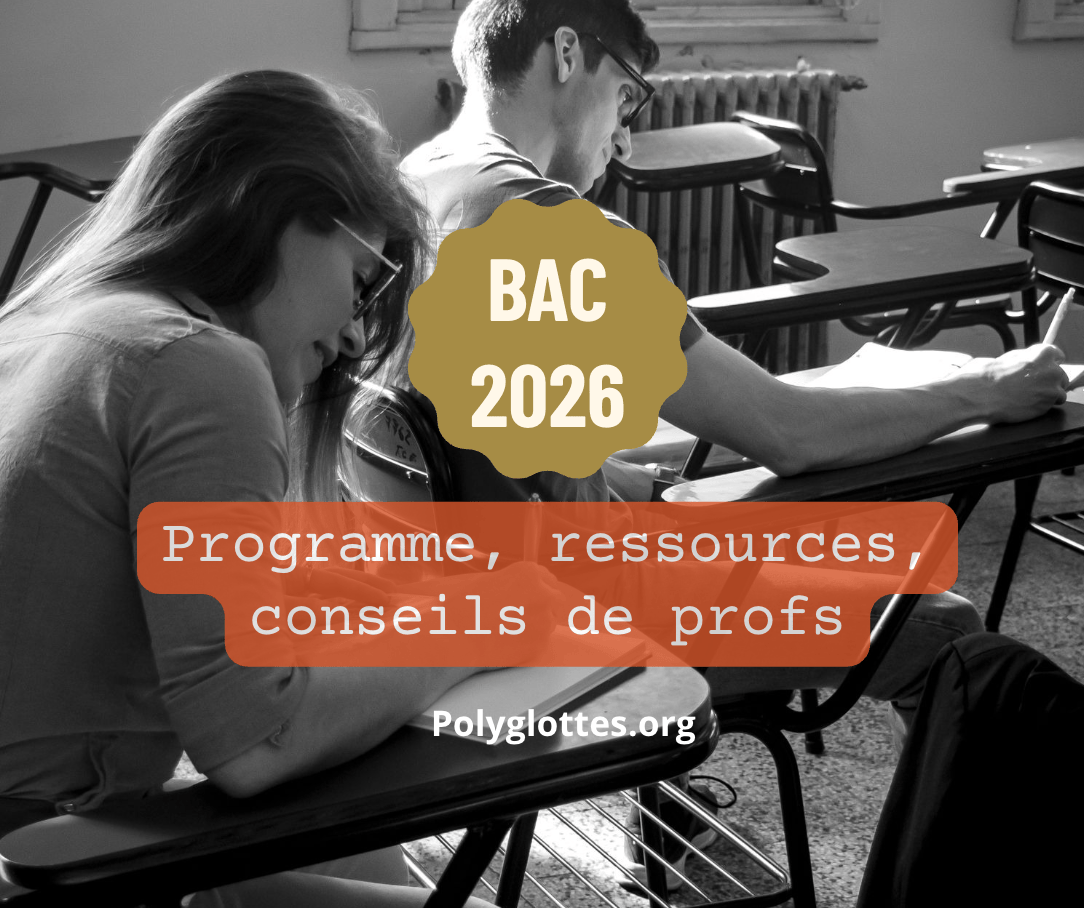 bac de français 2026 programme ressources