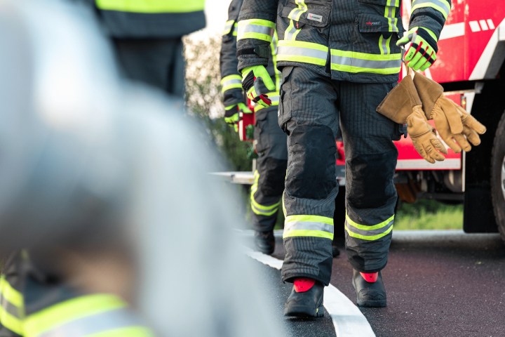 Équipe de secours intervenant lors d’une catastrophe