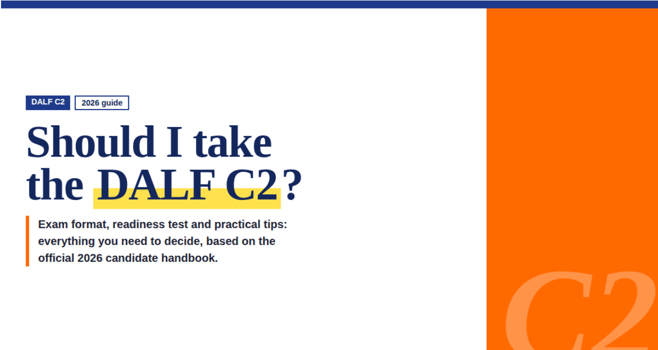 should i take the dalf c2