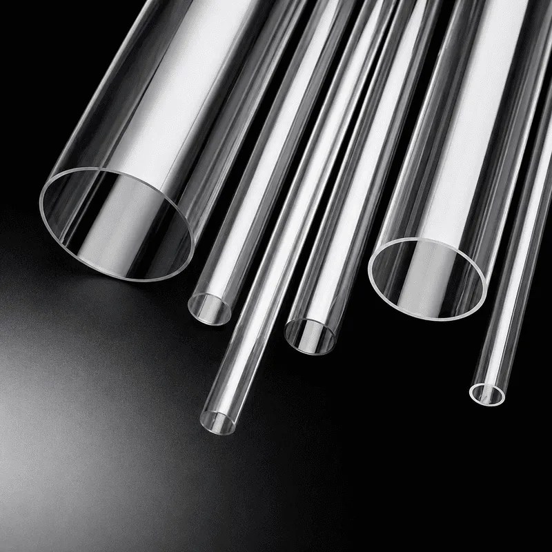 Extruded Acrylic Round Tubing clear acrylic plastic tube for industrial applications