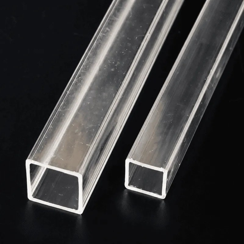 Extruded Acrylic Square Tubing clear acrylic plastic tube for industrial applications